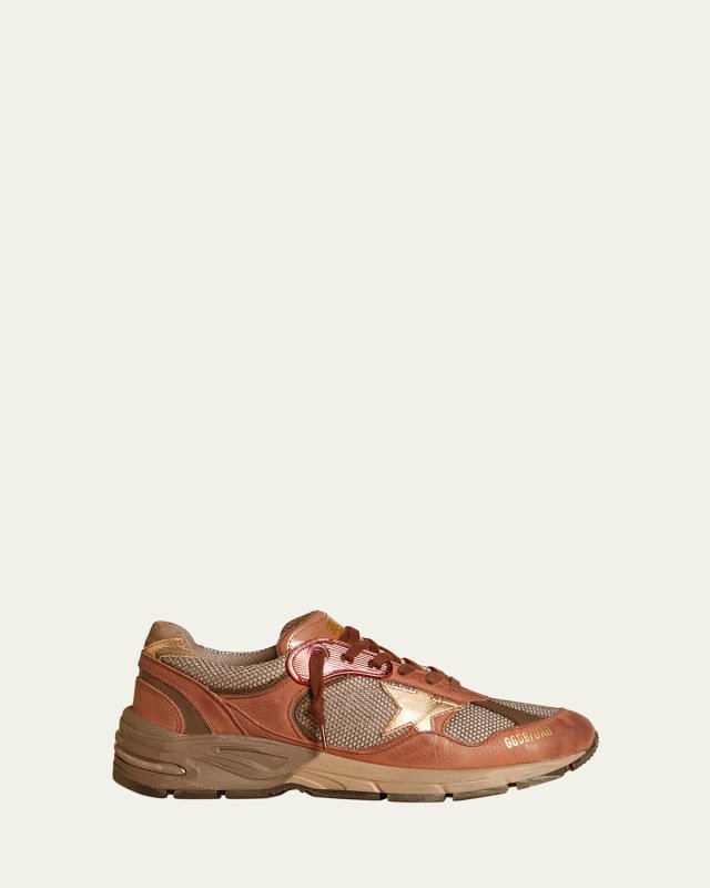 Running Dad Mesh and Leather Sneakers